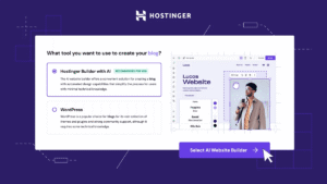 2 Hostinger Website Builder - WordPress vs WB